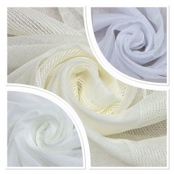 Dekoryum Color Chart Wholesale Linen Tulle Curtain Fabrics Living Room and Bedroom Curtains 3 Models 100% Polyester